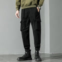 Military Style Loose Casual Jogger Pants Men's