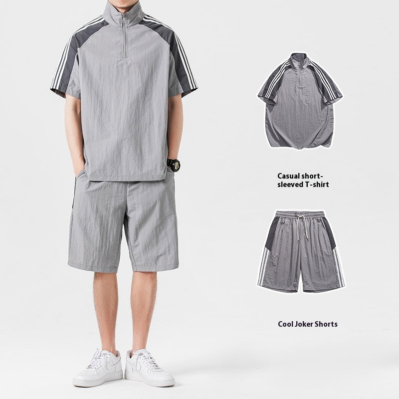 Japanese-style Retro Leisure Suit Shorts Sports