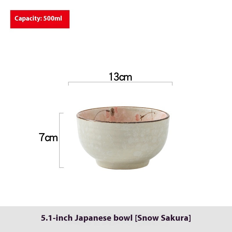 Breakfast Bowl Ceramic Noodle Bowl Household