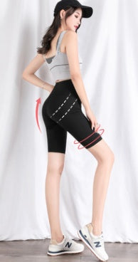 Shark Pants Women Wear Thin Black Leggings Spring And Autumn Five-point Tight Cycling Shorts