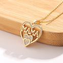 Simple Cold Style MOM Pendant Mother's Day MAMA Necklace