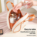 Pu Portable Shell Cosmetic Good-looking Expansion Portable Storage Wash Bag