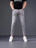 Stretch Slim Fit Elastic Ankle-length Pants Skinny Pants Spring And Summer Jeans