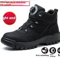 High Top Safety Shoes For Men All Seasons Anti-smash And Anti-puncture