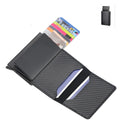 Carbon Fiber RFID Anti-theft Swiping Automatic Pop-up Card Package