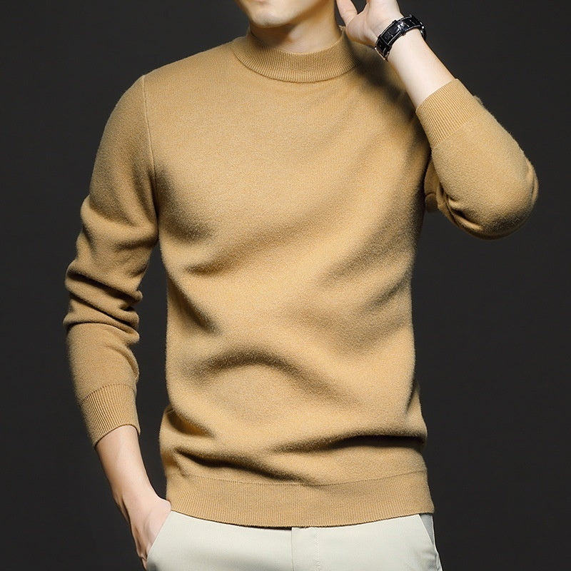 Men's Sweater Worsted Sweater Knitted Long Sleeve