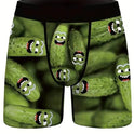 Men's And Teenagers Digital Printing Summer Breathable Underwear Men's Boxer Shorts