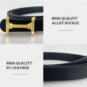 New Women's All-match Simple Thin Belt