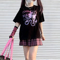 Cotton Women'S T-Shirt Printing Korean Version Plus Size Women