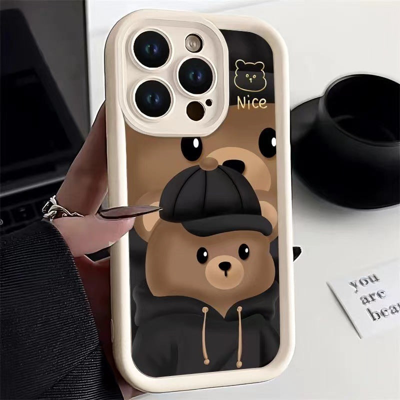 Cool Cute Bear Phone Case Cute Personality