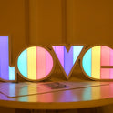 Valentines Day Decor LED LOVE Light Valentines Day Gift For Girlfriend Bithday Wedding Party Decoration Romantic Wedding Decor