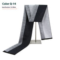 New Men's Winter Warm Cashmere-like Striped Business Scarf For Young People