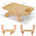 Bamboo Sofa Tray Home Decor Portable Folding