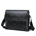 Business Casual Pu One Shoulder Diagonal Bag Multifunctional Solid Color Briefcase