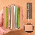 Women's Card Holder Ultra-thin Compact Bank ID Card Holder