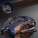 Forerunner Esports Gaming Mouse Wired Mechanical Macro Metal Weighted Mute