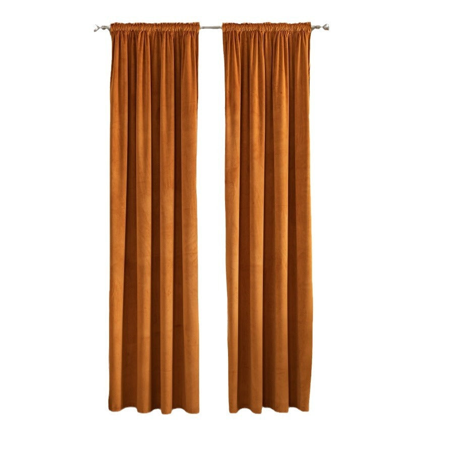 Velvet Luxury Natural Drape Comfortable Soft Home Decoration High Shading Curtain