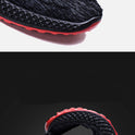 Autumn And Winter Flying Knit Men's Shoes Korean Version