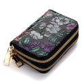 Women's Multiple Card Slots Hand-painted Wallet Double Layer