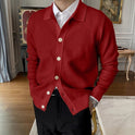 Casual European And American Men's Button Knitted Cardigan