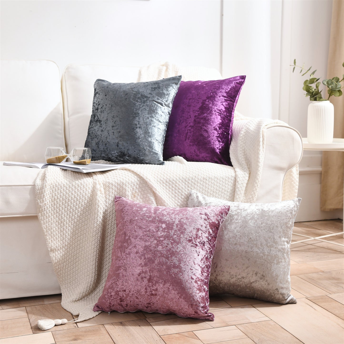 Ice Velvet Pillow Cushion Bedroom