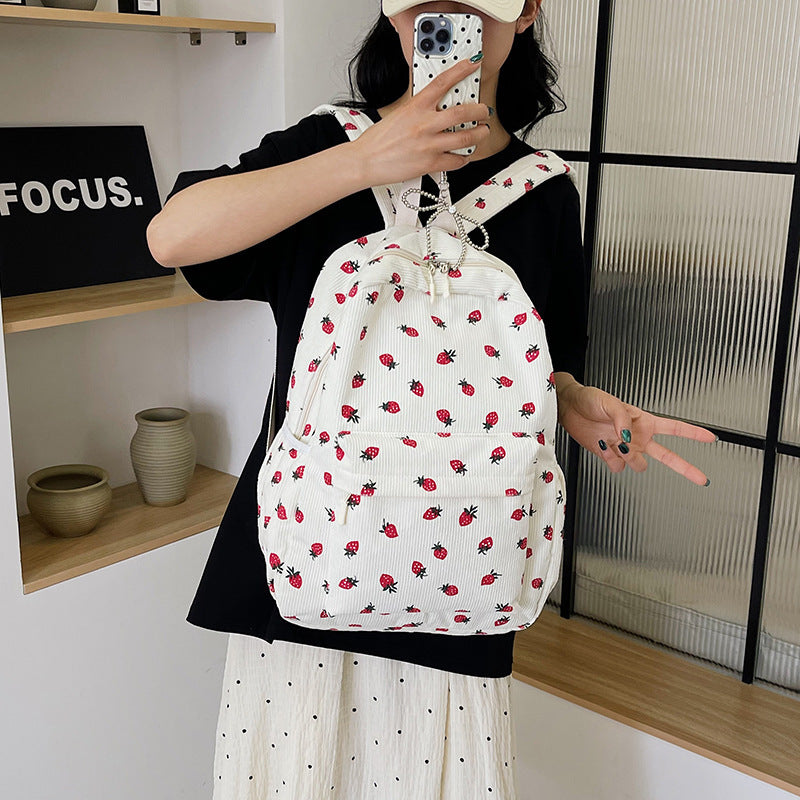 Women's Backpack Simple Japanese Style Students Schoolbag Outdoor