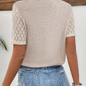 Summer New Lace Stitching Short Sleeve V-neck Short Sleeve