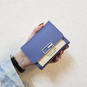 Women's Fashion Simple Folding Clashing Wallet