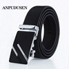 Men's Automatic Leather Buckle Business Belt