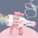 Bubbles Gun Kids Toy Rocket Soap Bubble Machine Guns Automatic Blower Portable Pomperos Toy For Children Gift