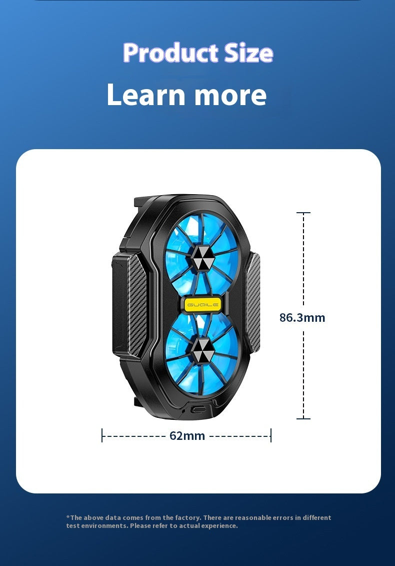 FS01 Twin Fan Air-cooled Charging Mobile Phone Radiator