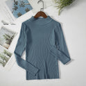 Early Autumn Half Turtleneck Sweater Ladies Pullover