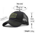 Summer Men's Outdoor Camouflage Mesh Cap Embroidered Hat