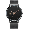 Men's Fake Monocular Roman Scale Mesh Strap Watch