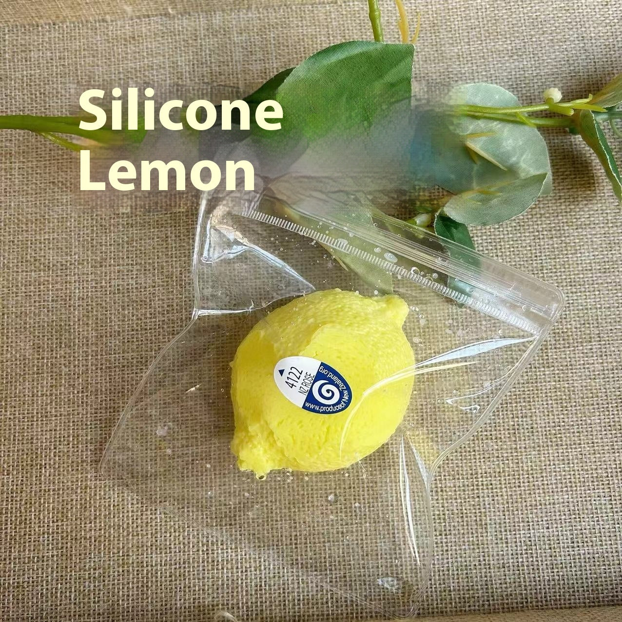 Lemon Squeezing Toy Simulation Pressure Reduction Toy Mud Silicone