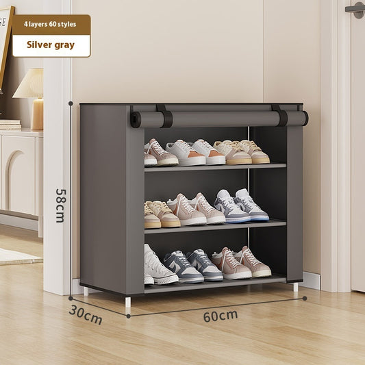 Simple Shoe Cabinet Home Doorway Multi-layer Dustproof Shoe Rack