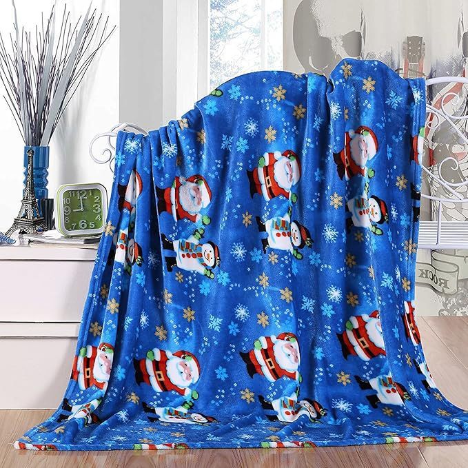 Christmas Flannel Blanket 3D Printing Nap Quilt