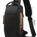 USB Charging Business Shoulder Chest Bag