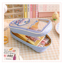 Cartoon Stationery Large Capacity Transparent And Cute Student Pencil Case Stationery Box