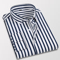 Casual Slim Fit Fashion Men's Thin Long Sleeve Shirt