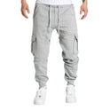 Men's Autumn And Winter Pocket Training Sports Pants Fleece Pants