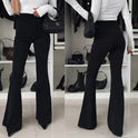 Hip-lift And Belly Shaping High Waist Flared Pants Trousers For Women