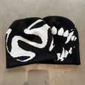 Fashion Street Vintage Teeth Knitted Hat