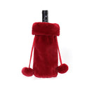 Christmas Solid Color Plush Decorative Bottle Cap