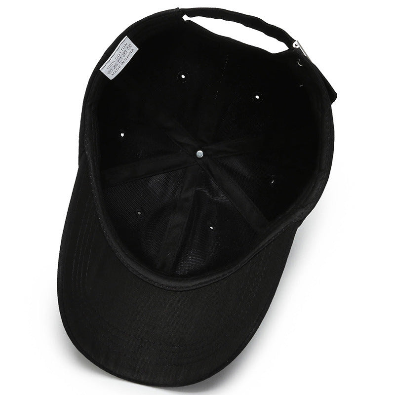 Men's Embroidery Polyester Cotton Sun-proof Baseball Cap For Traveling