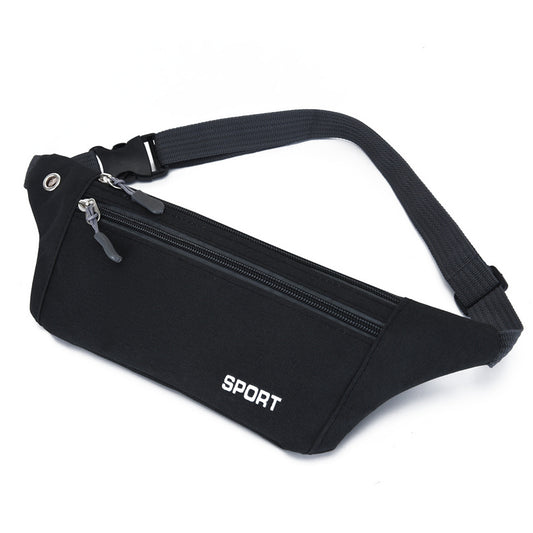 New Waterproof Oxford Cloth Casual Waist Bag Thin Section Close-fitting Running Sports Men