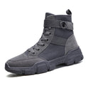 Men's Martin Boots Canvas Workwear High-Top Shoes