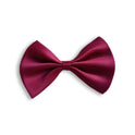 Simple Solid Color Bow Pet Collar