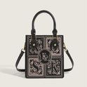 Early Autumn Popular Embroidered Portable Small Square Messenger Bag