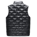 Men's Youth Casual Glossy Vest Warm Down Cotton Vest